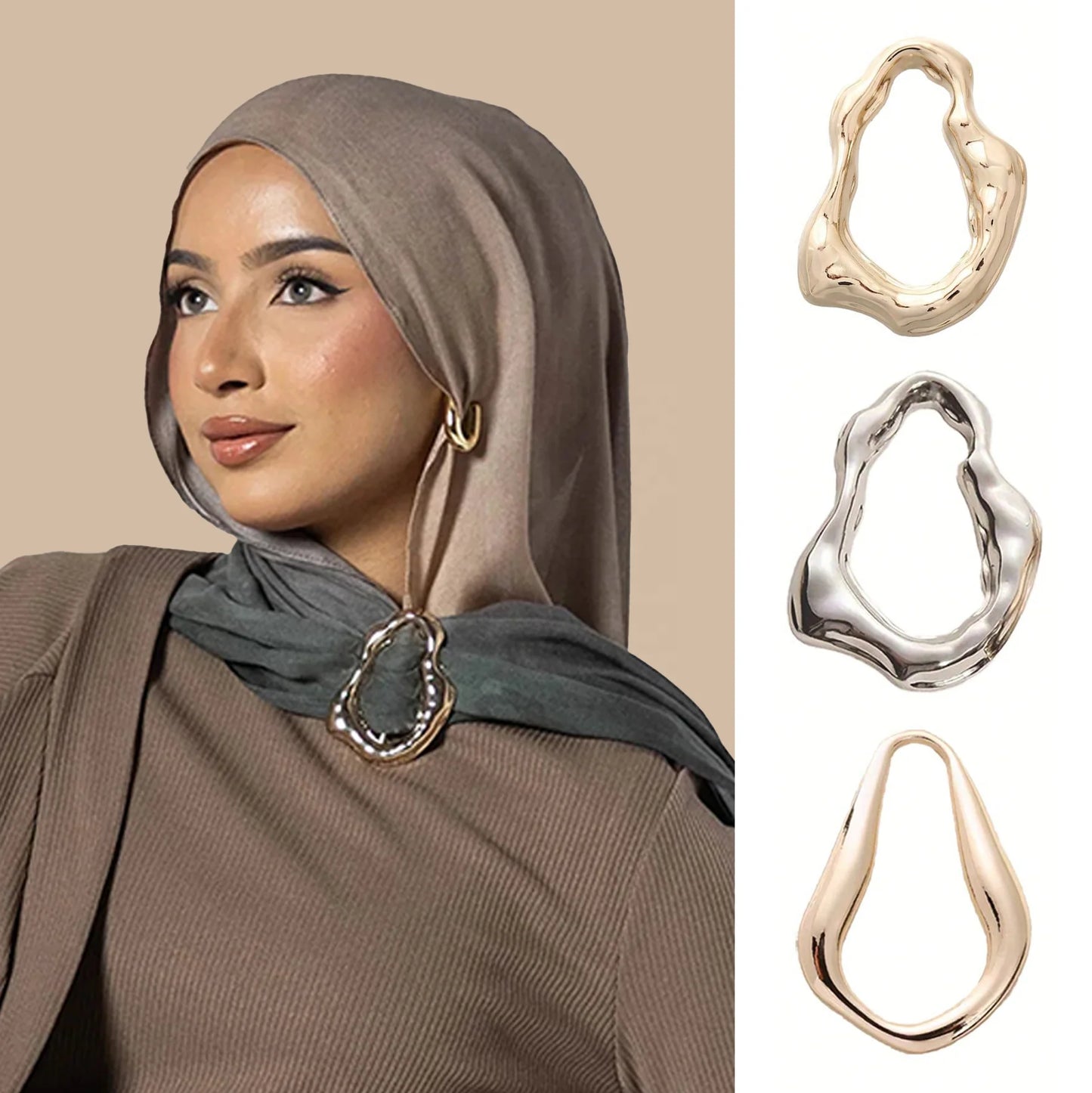 Teardrop-Shaped Buckle Hoop