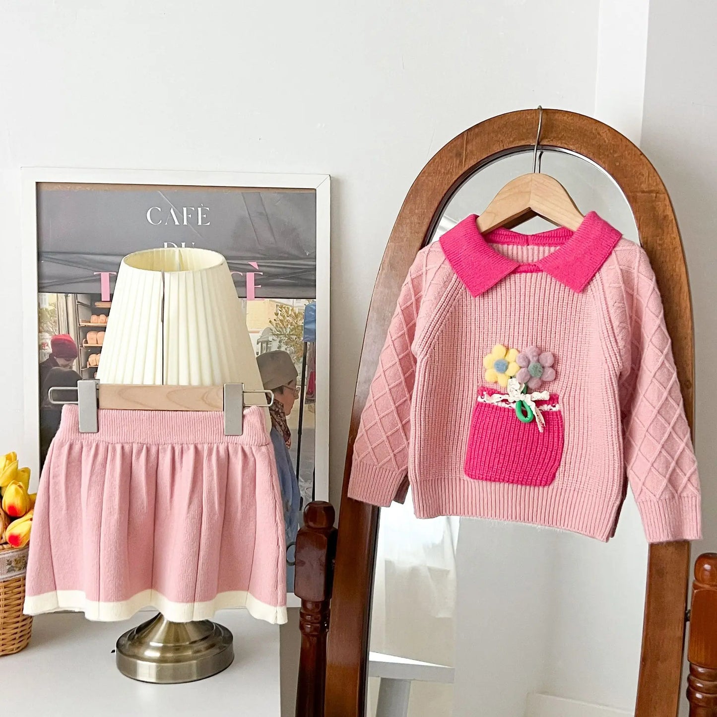Alyana Baby Girl Lapel Pullover