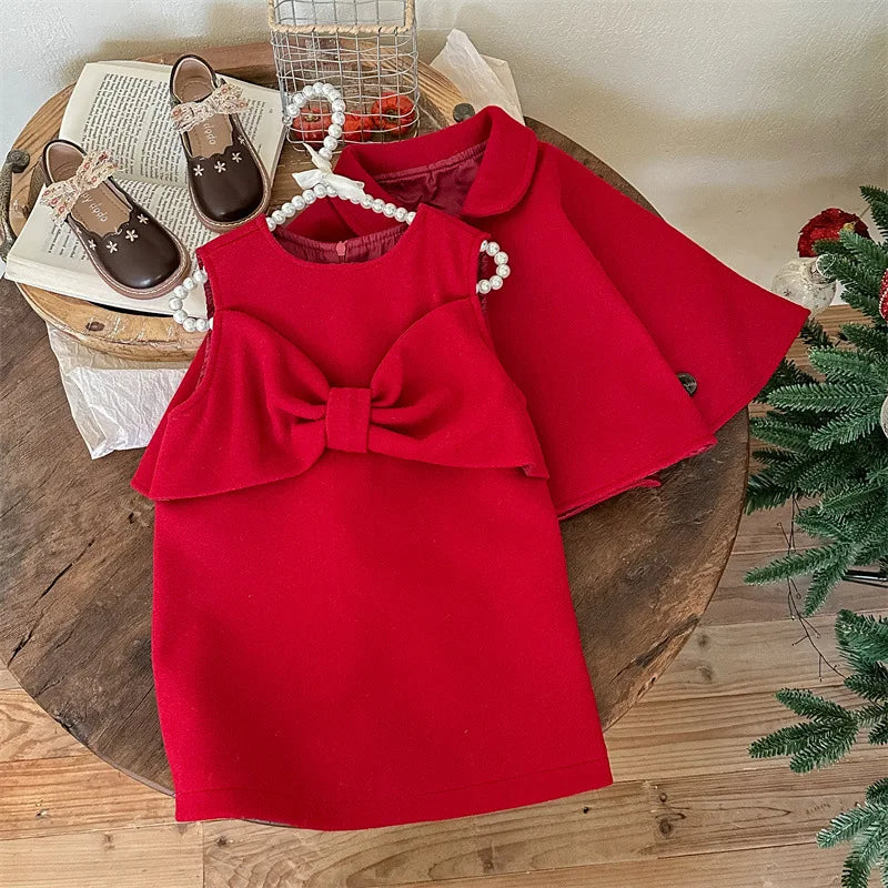 Patty Party Dress with Red Cloak