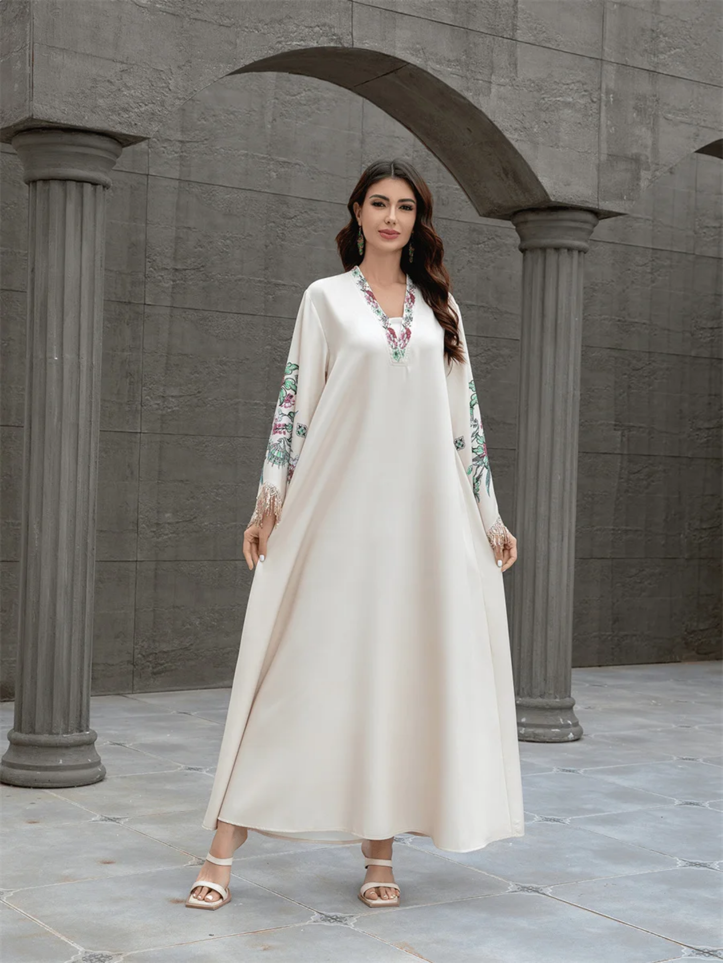 Mariam V-Neck Kaftan