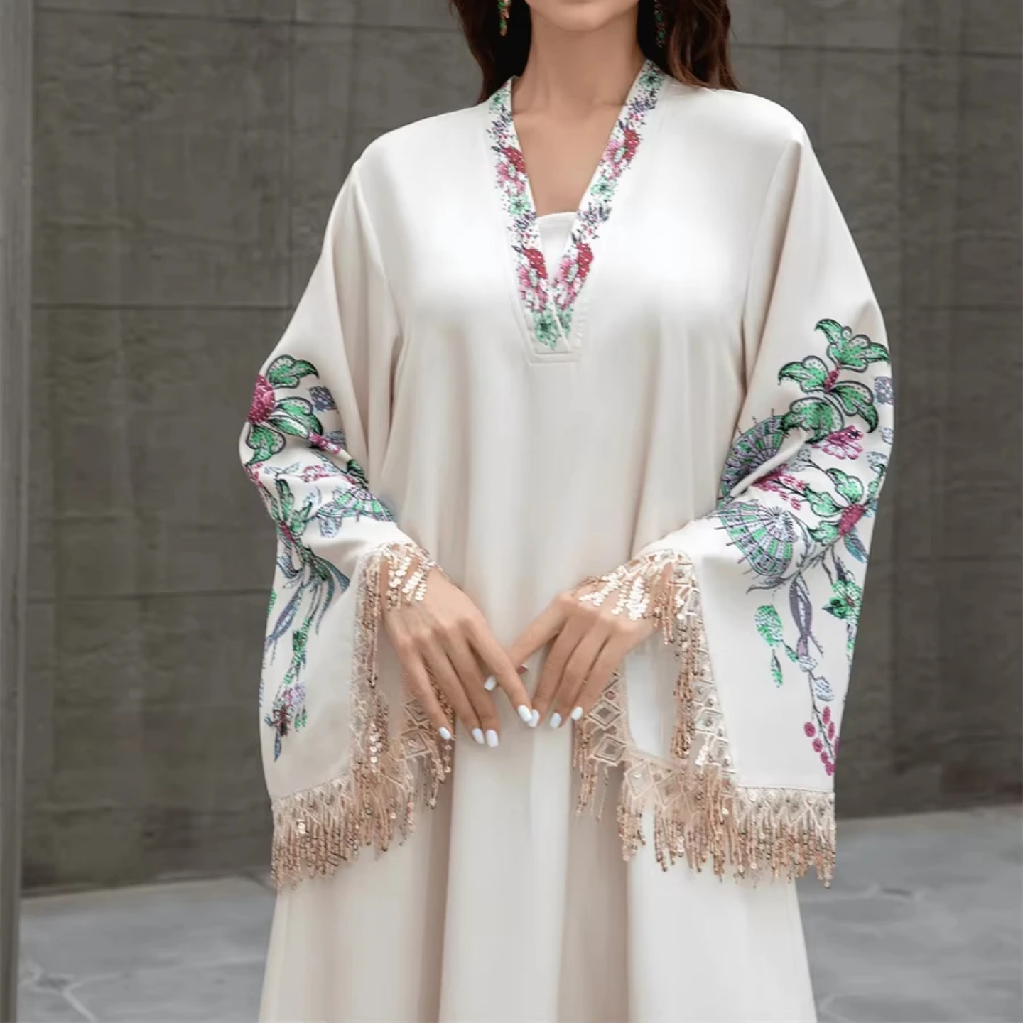 Mariam V-Neck Kaftan