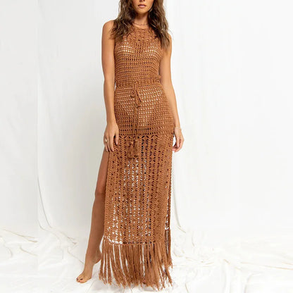 Tassel maxi Beach Dress