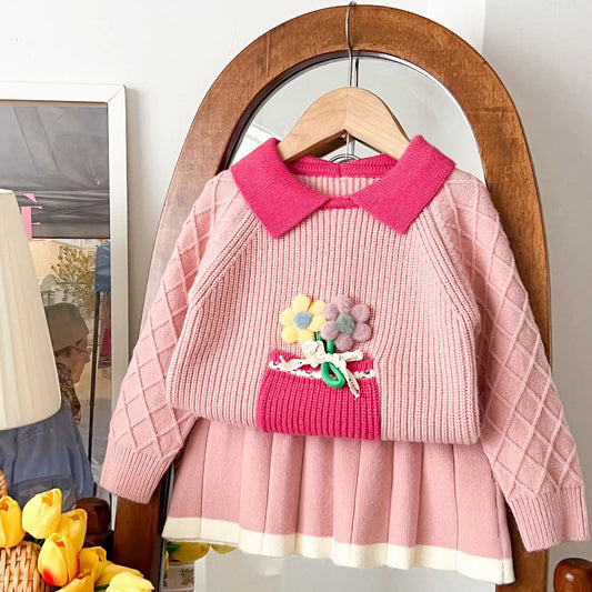 Alyana Baby Girl Lapel Pullover