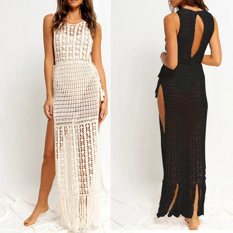 Tassel maxi Beach Dress