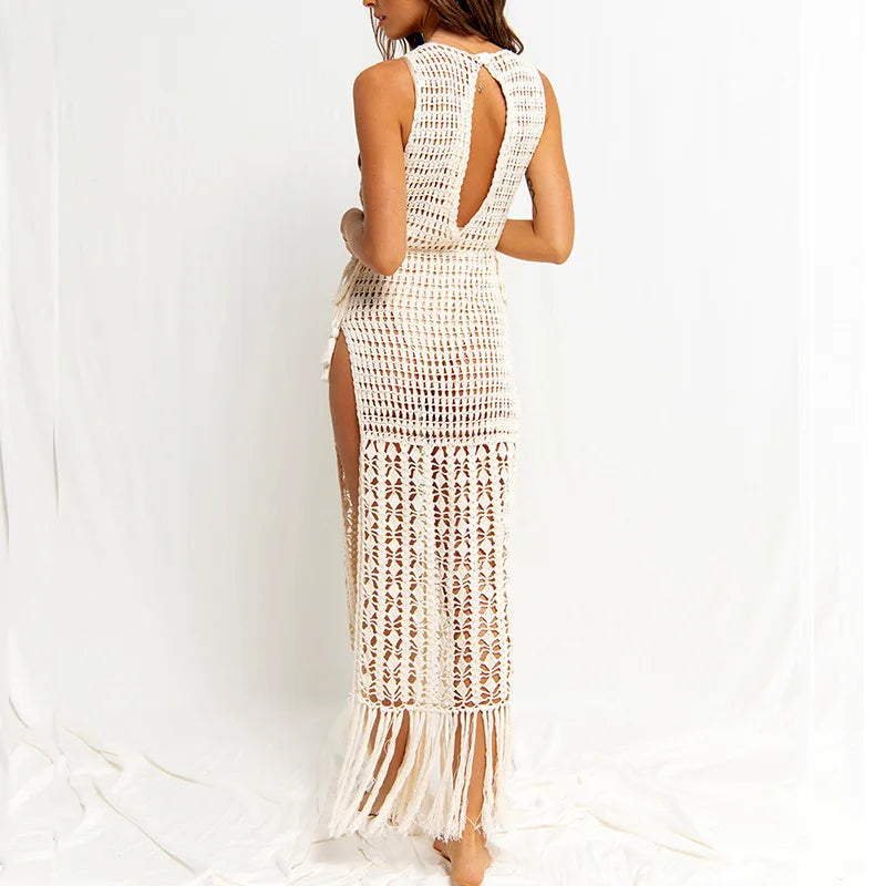 Tassel maxi Beach Dress