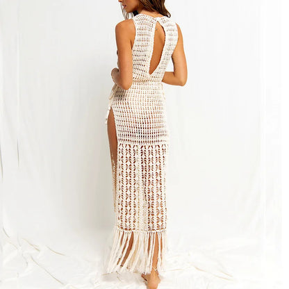 Tassel maxi Beach Dress