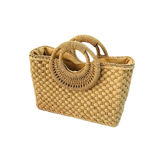 Square Woven Round Handle