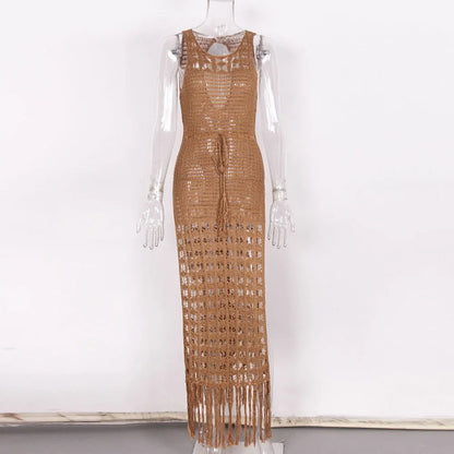 Tassel maxi Beach Dress